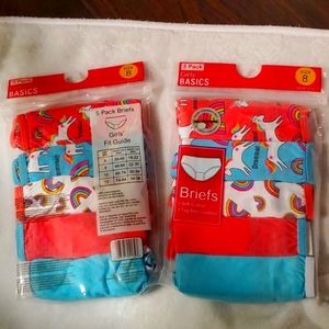 5 pk Girls Briefs